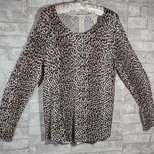 Chico's Leopard Print Sweater